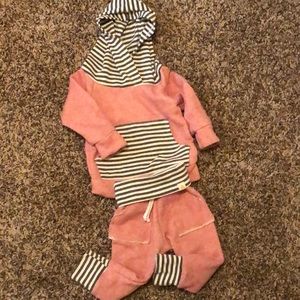 Lulu & Roo dark mauve sweatshirt and pants